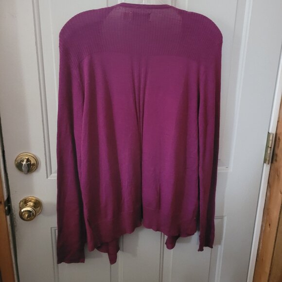 NWT's Vintage Swing Style Faded Glory Purple Sweater Misses Size Large - Picture 3 of 4